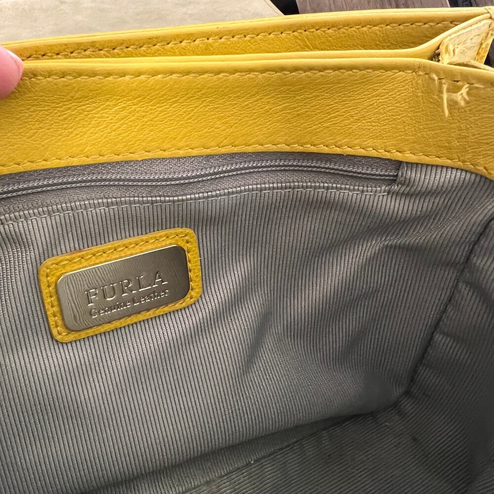 Furla Metropolis Yellow crossbody Bag Leather - Picture 6 of 16